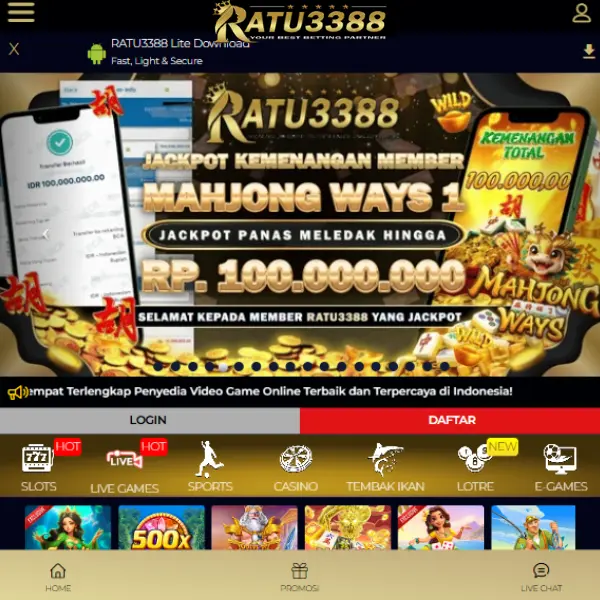 RATU3388 Masuk