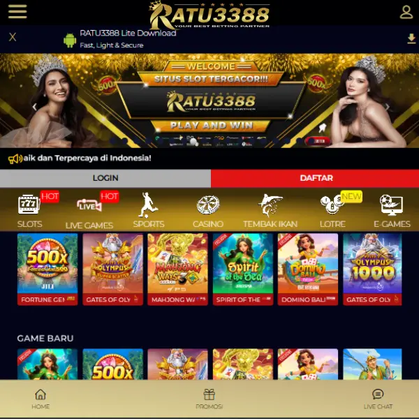 RATU3388 Masuk - RATU3388 Resmi